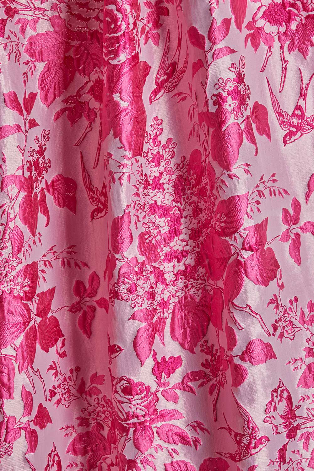 Strapless A-Line Maxi Dress with Gathered Waist