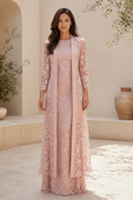 Elegant Lace Sheath Gown with Matching Jacket