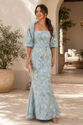Strapless Mermaid Gown with Matching Jacket