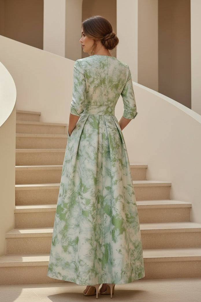 Floral Print Maxi Shirt Dress with Pleated Skirt