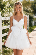 Glitter Tulle Corset Sweetheart Mini Dress